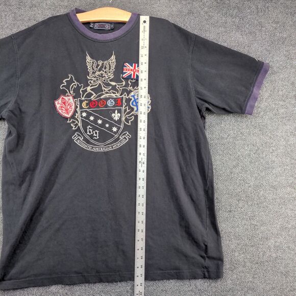 COOGI Australia Men's MCMLXIX T-Shirt Black XL Short Sleeve Embroidered Logo - Picture 12 of 14